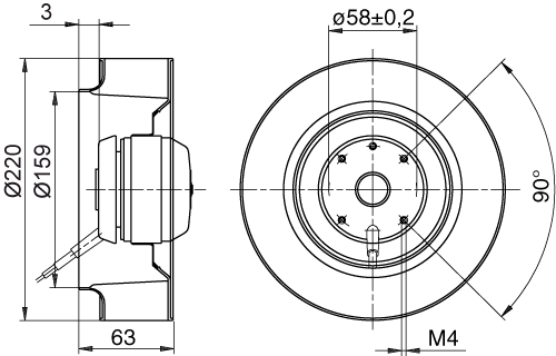 SVAB SVF-8 Fläktmotor