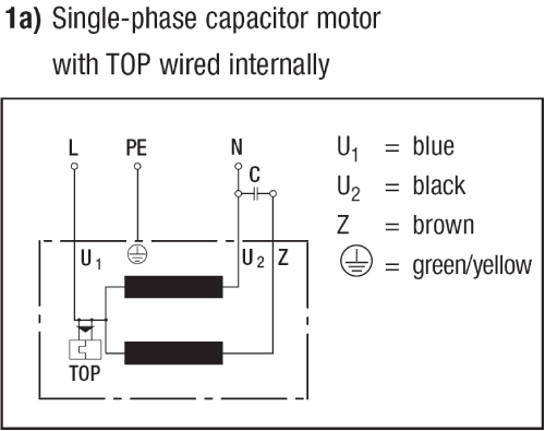 SVAB SVF-7 Fläktmotor inkl kondensator 2uf
